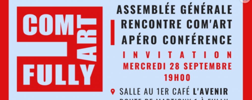 Invitation Assemblée Générale Com’Art